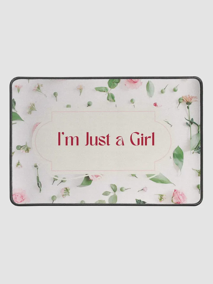 I'm Just a Girl Mouse Pad product image (1)