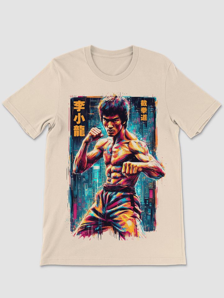 Bruce Lee Cyberpunk Art T-shirt product image (1)