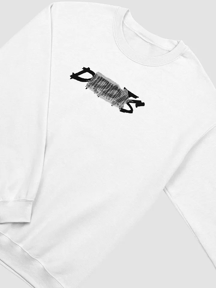 DRPTS BARCODE SWEATSHIRT: White product image (2)