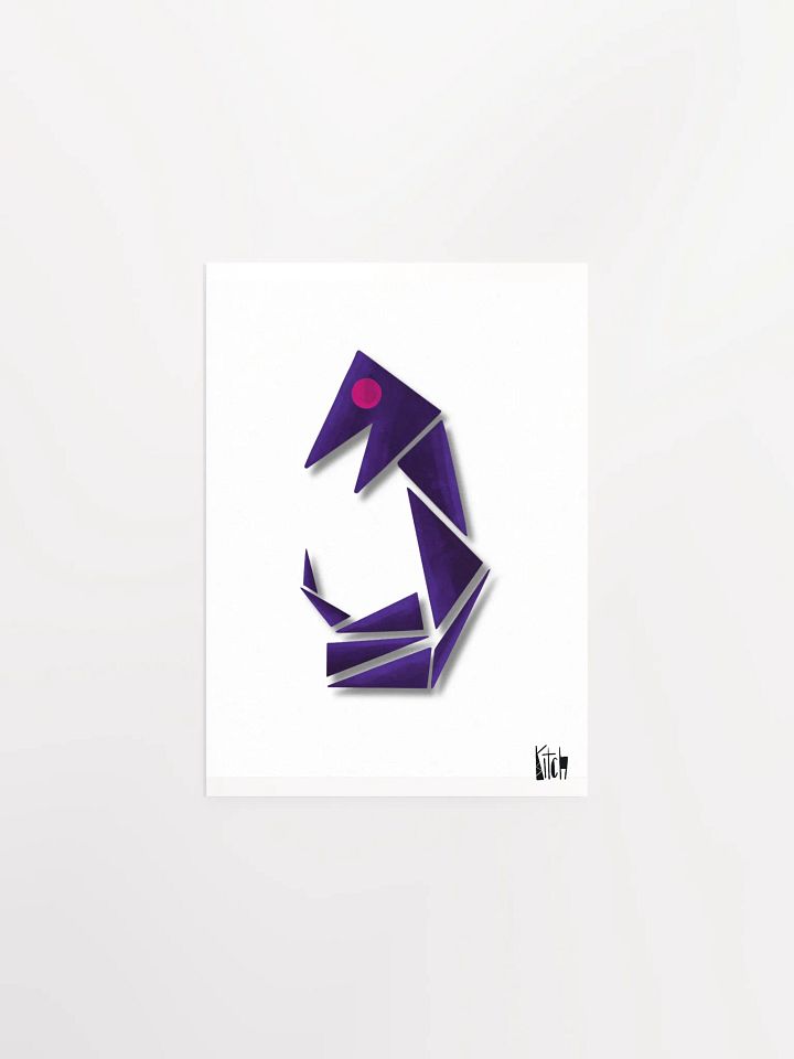 Geometric Snake Art Print product image (1)