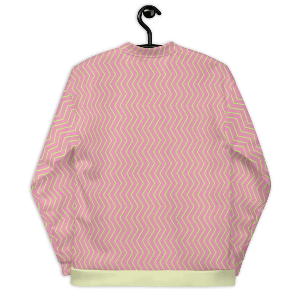 Zigzag Zest Pink Bomber Jacket product image (8)