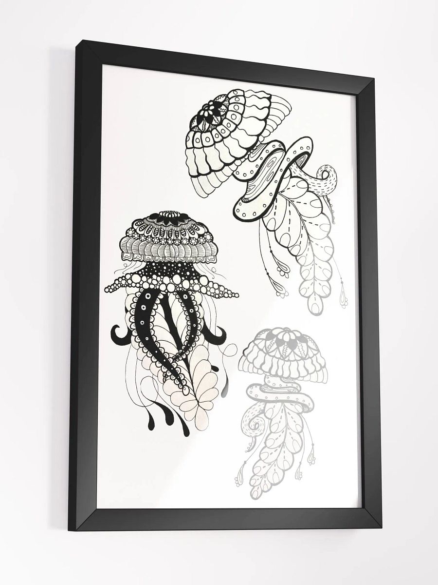 Mystical Jellyfish Trio Framed Poster product image (24)