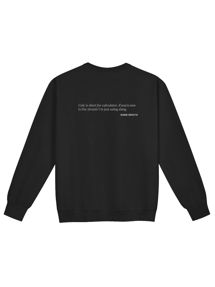 Calc is Short for... Women's Crew Neck - Dark product image (2)
