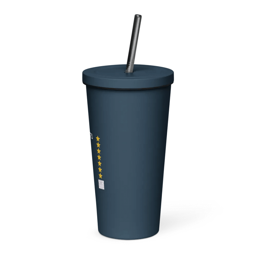 Star Rated Insulated Tumbler with Straw product image (4)