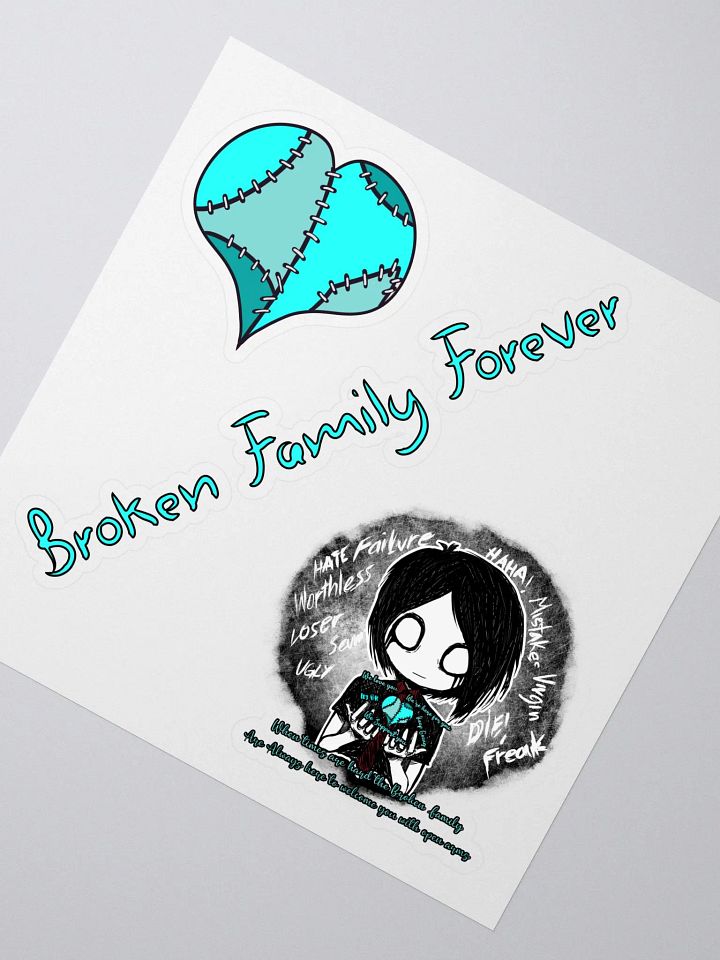 Broken Family Forever Stickers product image (2)