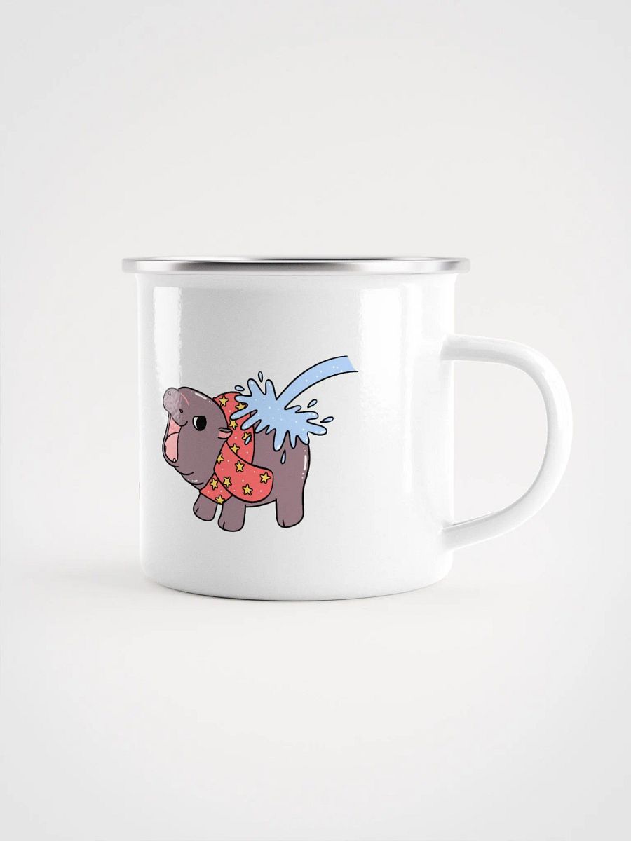 MOODENG'S CHRISTMAS ENAMEL MUG product image (1)