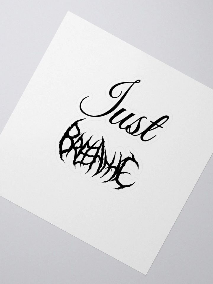 Just Breeathe Sticker product image (4)