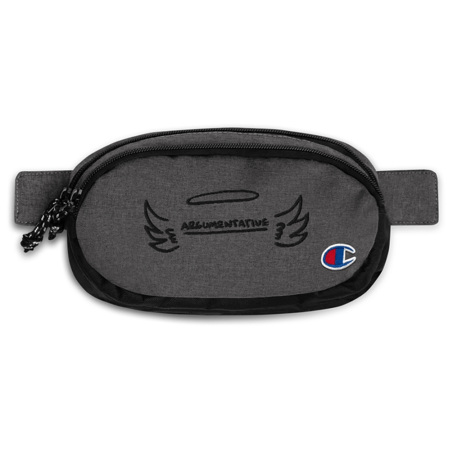 ANGELIC (black thread) champion fanny pack product image (1)