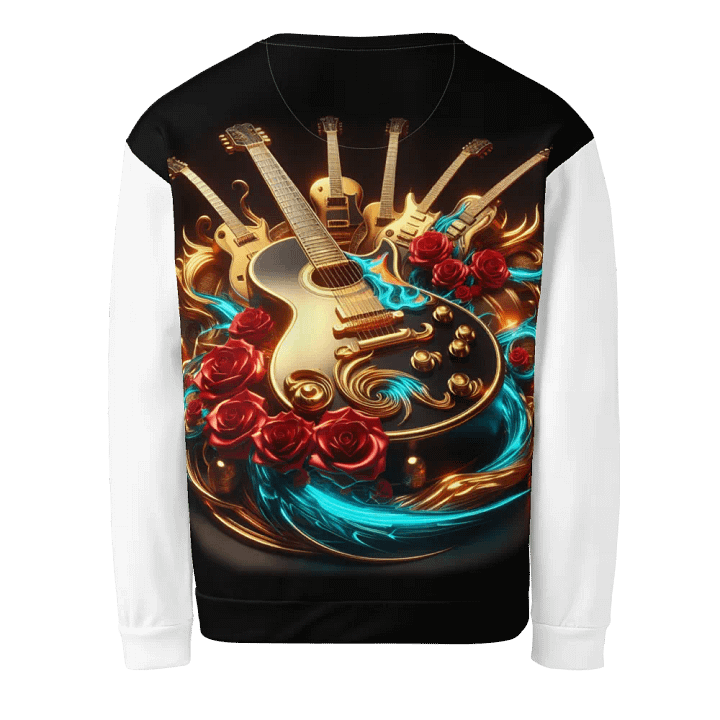 Electric Golden Guitar Dreams - Unisex Sweatshirt #16 product image (2)