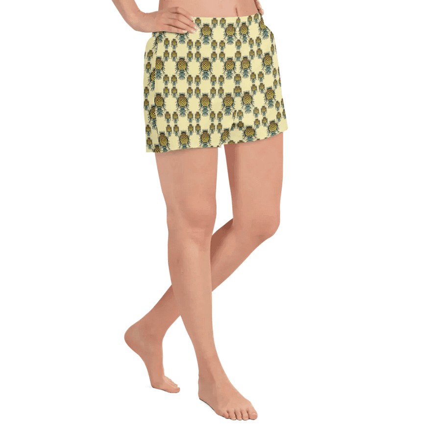 double-ender upside-down pineapple print shorts product image (3)