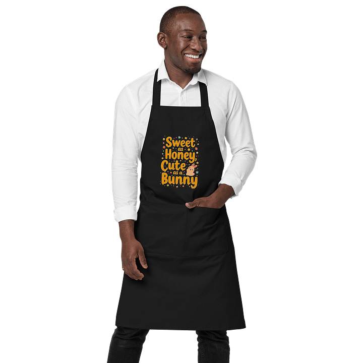 Sweet as Honey, Cute as a Bunny Organic Apron product image (1)