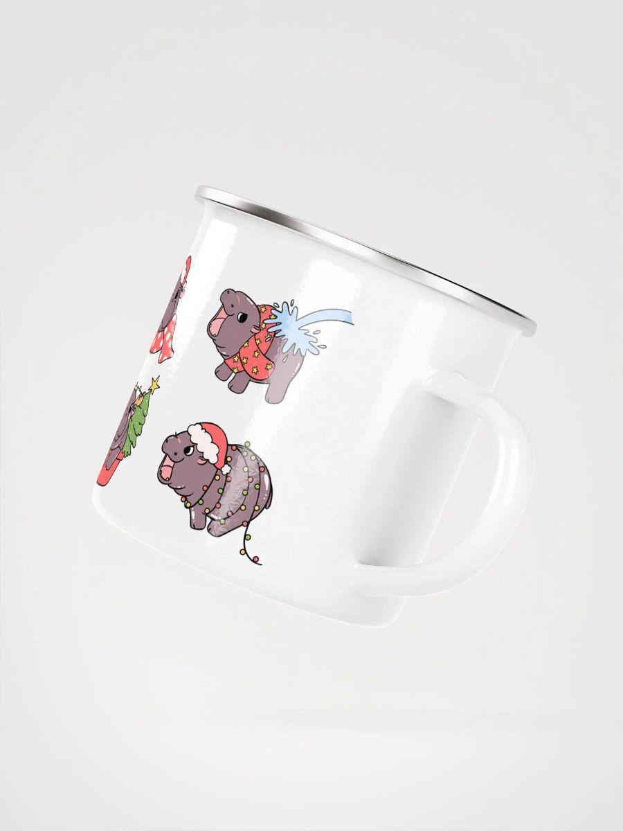 MOODENG'S CHRISTMAS 2 ENAMEL MUG product image (3)