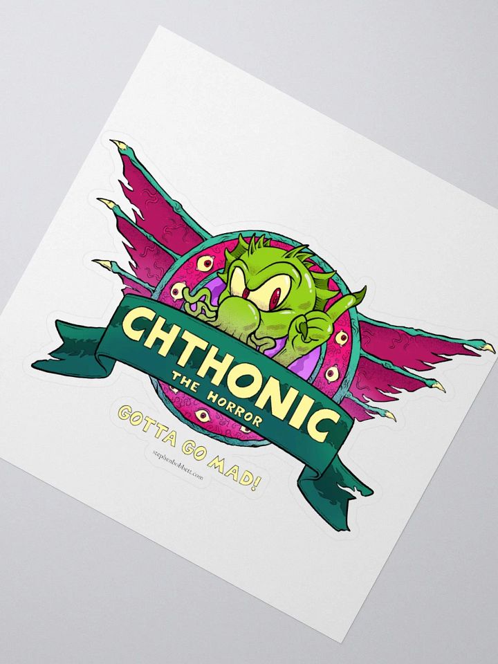 Chthonic The Horror - Kiss Cut Stickers product image (2)
