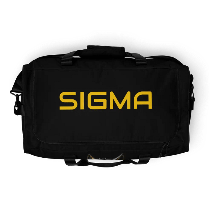 SIGMA WOLF GYM BAG (ALL BLACK) product image (2)