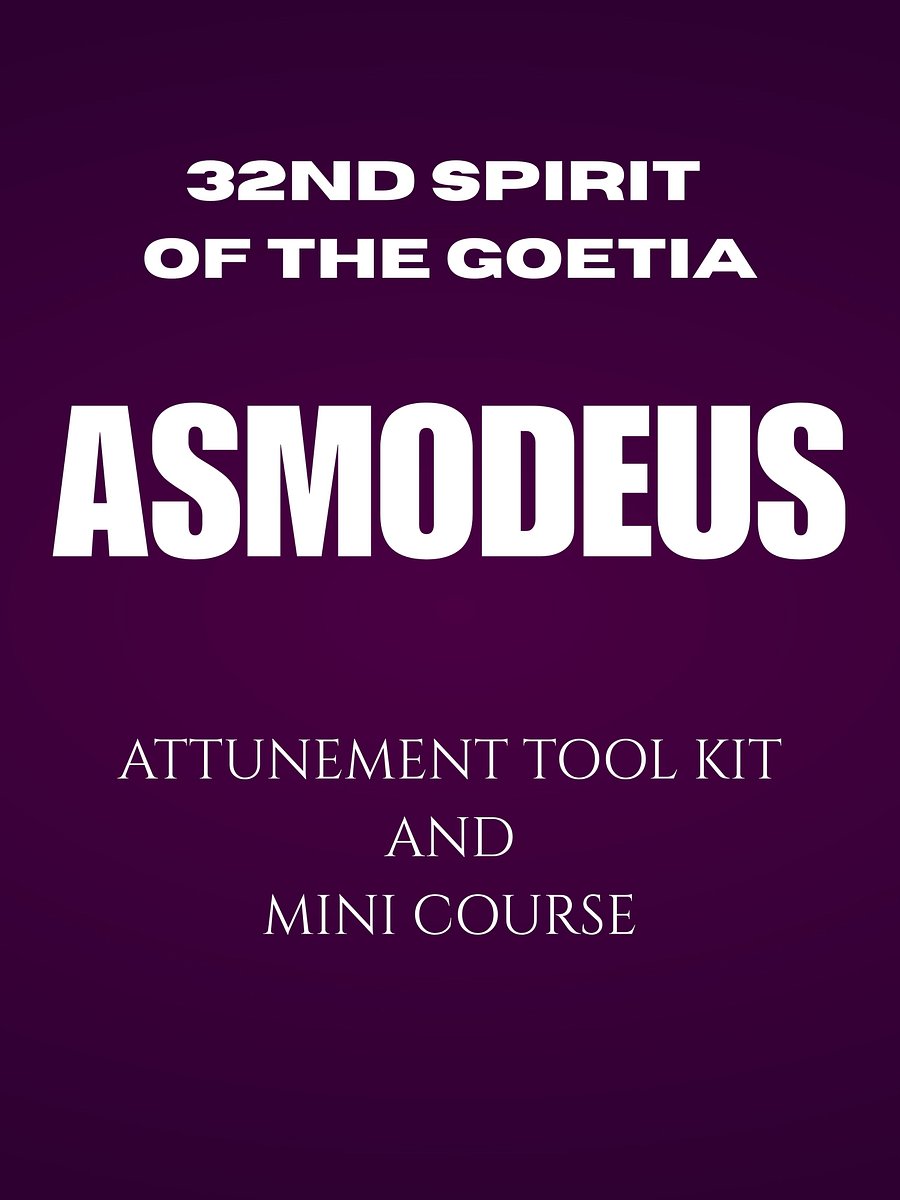 Asmodeus Spirit Attunement Tool Kit and Mini Course by O. December Derry product image (1)