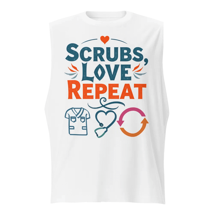 Heartfelt Scrubs Muscle Tank product image (5)