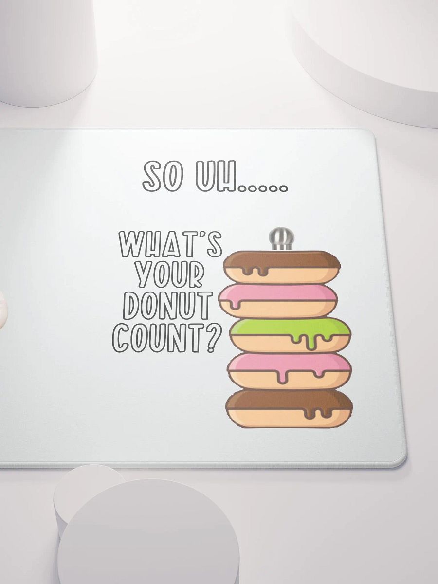 Donut Count Mousepad product image (5)