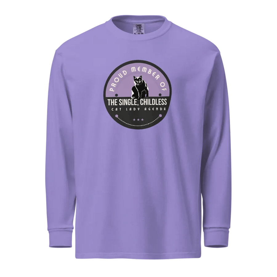 The Single, Childless, Cat Lady Agenda: A Feminist inspired long-sleeve Shirt product image (5)