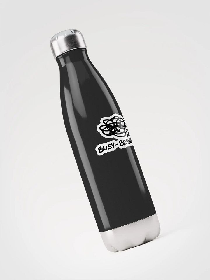 BUSY-BRAINED (bubble design) stainless steel water bottle product image (1)