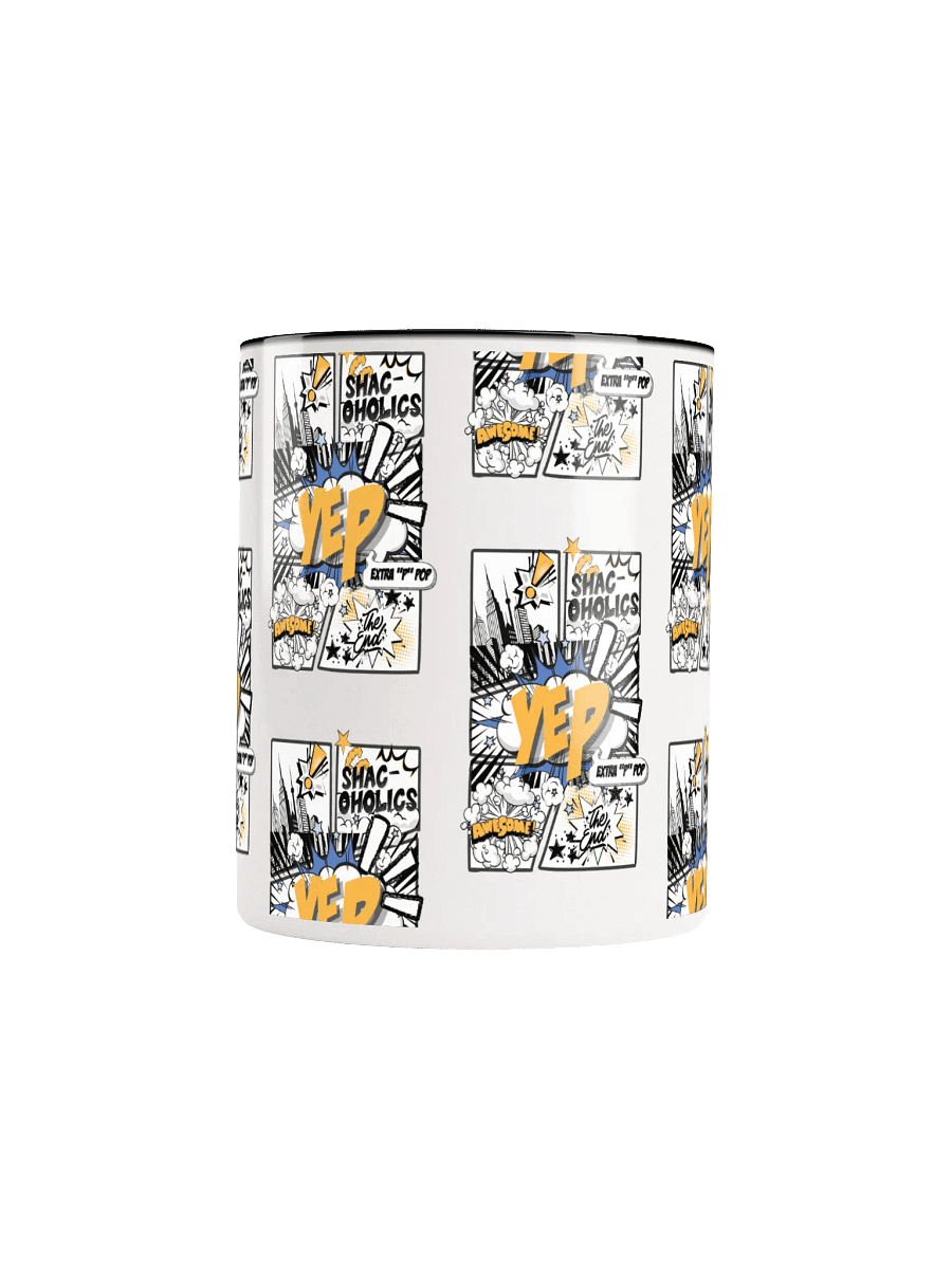 Shac-oholics Comic Blast Mug - Golden Yellow 