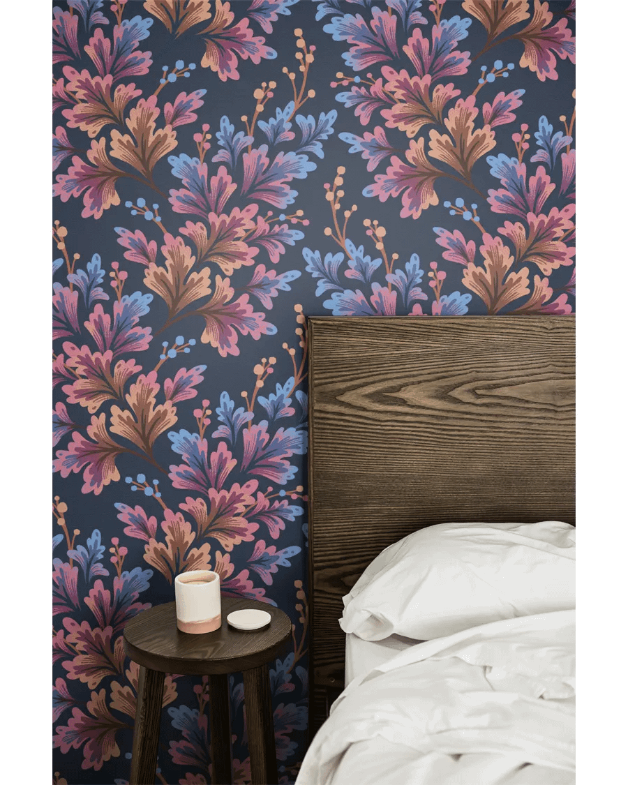 Wallpaper Mockup - Bedside with Oak Headboard product image (2)