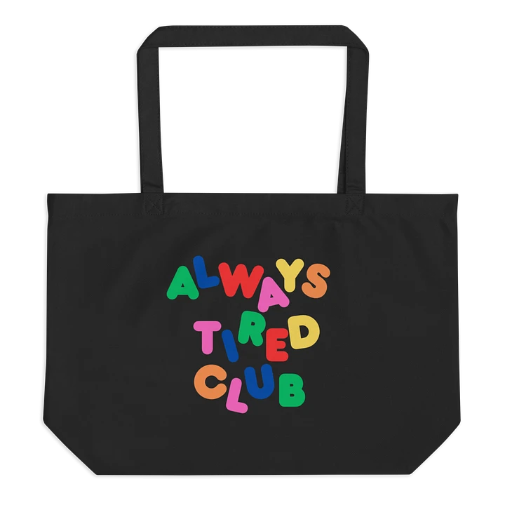 ALWAYS TIRED CLUB Cotton Tote product image (1)