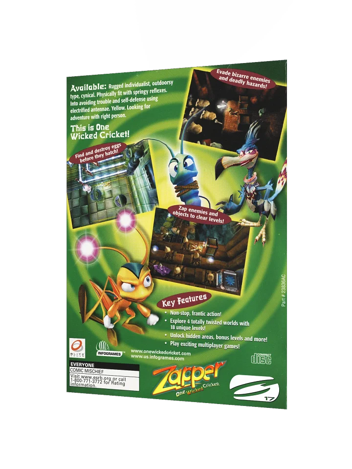 Zapper! One Wicked Cricket - Promotional Poster/Flyer product image (2)