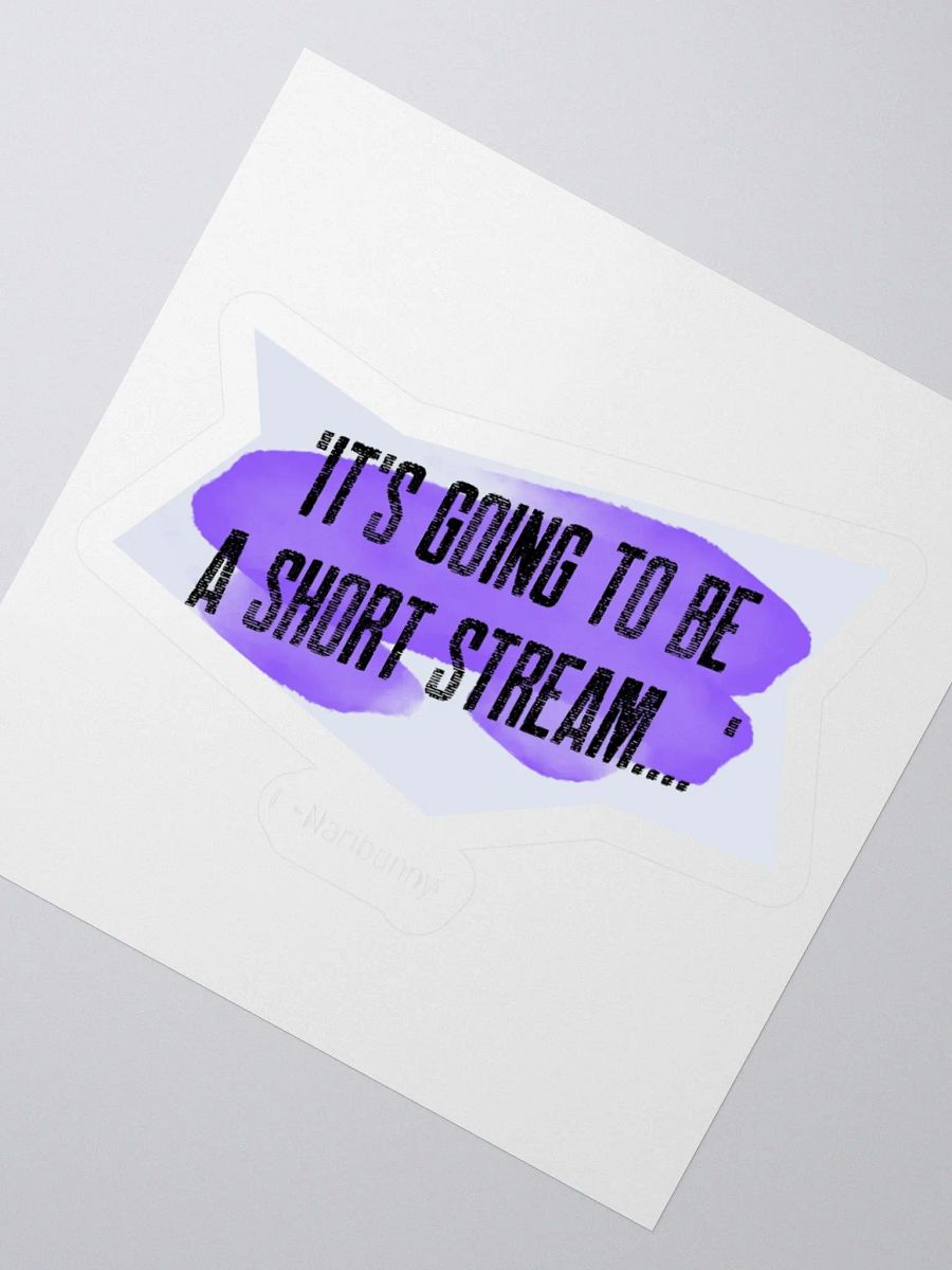 Short Stream Sticker product image (5)