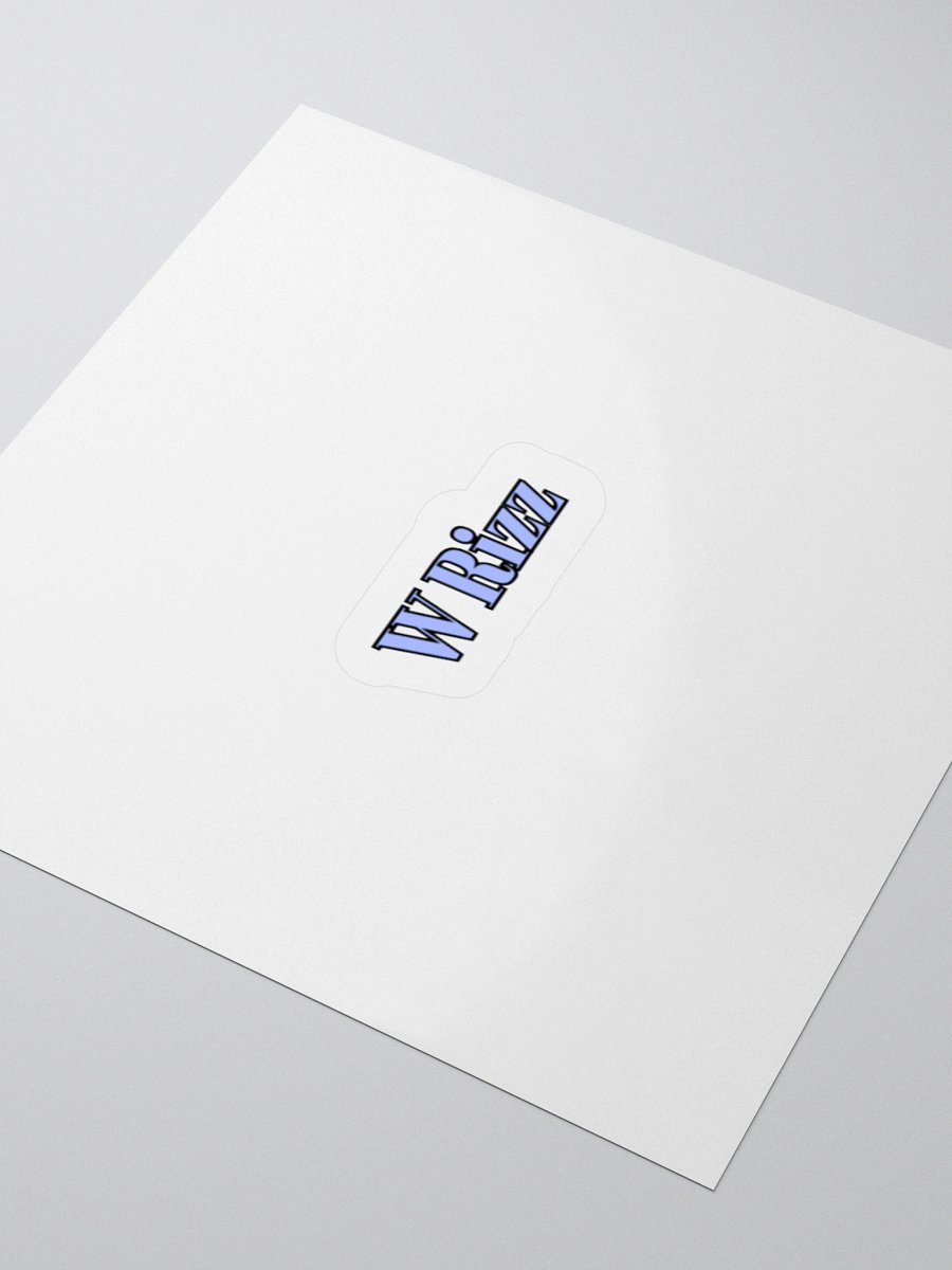 W Rizz Meme Sticker. product image (3)