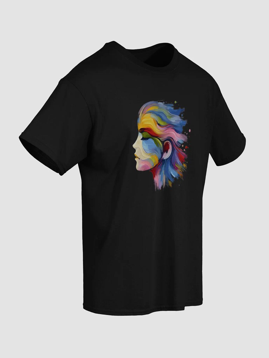 Vibrant Brushstroke Profile T-Shirt product image (36)