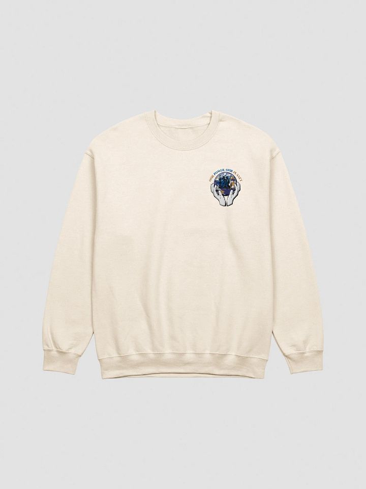 Our Power Our Planet, Earth Day Gildan Sweatshirt - Pocket product image (2)