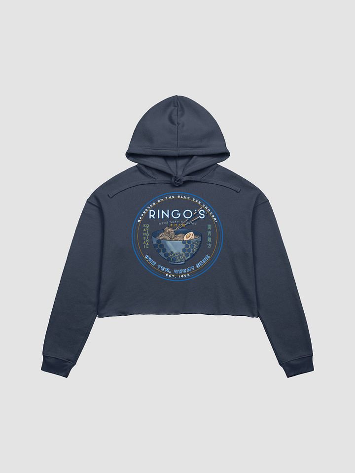 Ringo's Handmade Noodles Crop Hoodie | Blue Eye Samurai Inspired Sweatshirt product image (2)