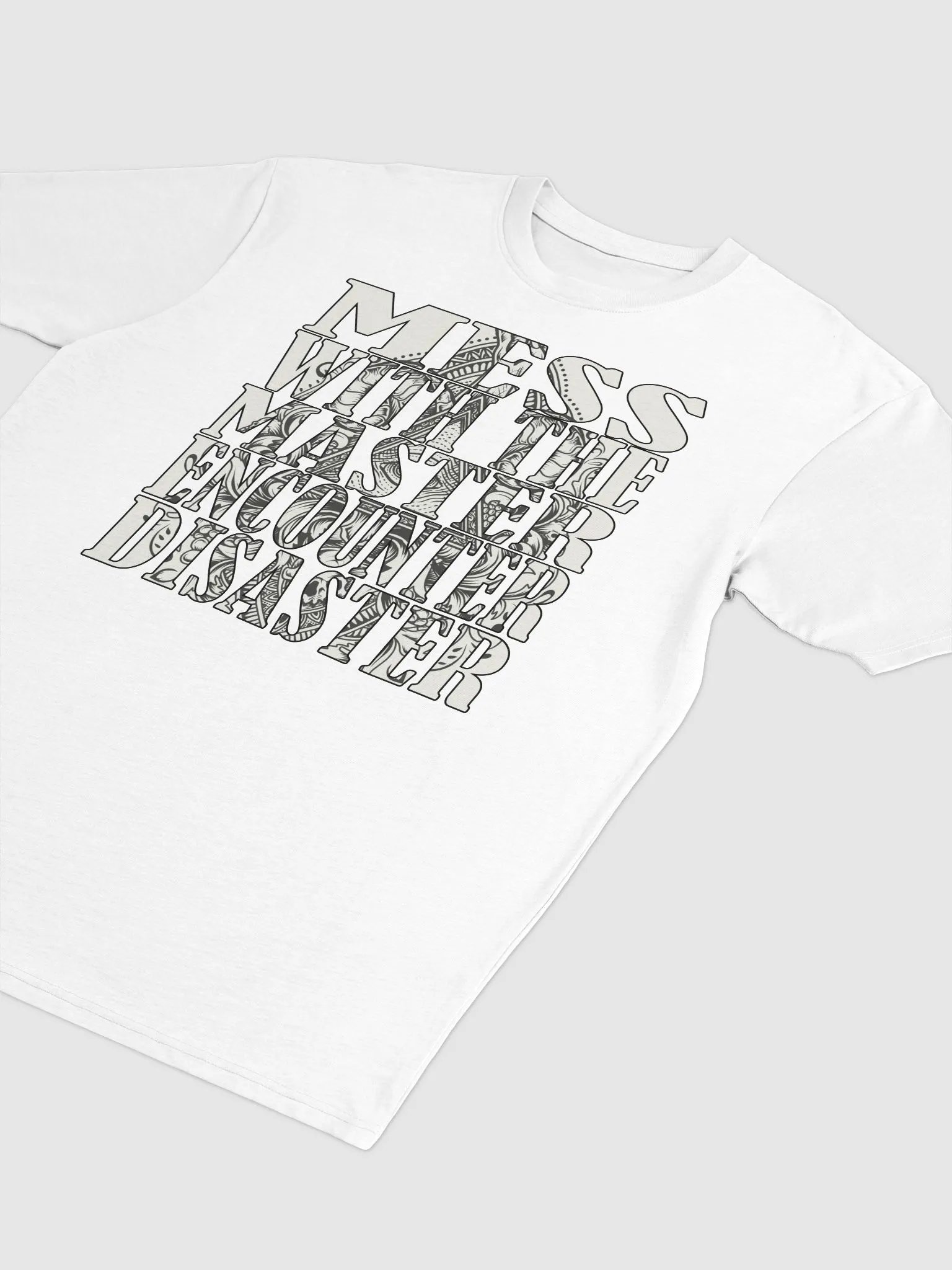 Mess With The Master, Encounter Disaster - Cotton Heritage Men's Premium Heavyweight Tee product image (3)