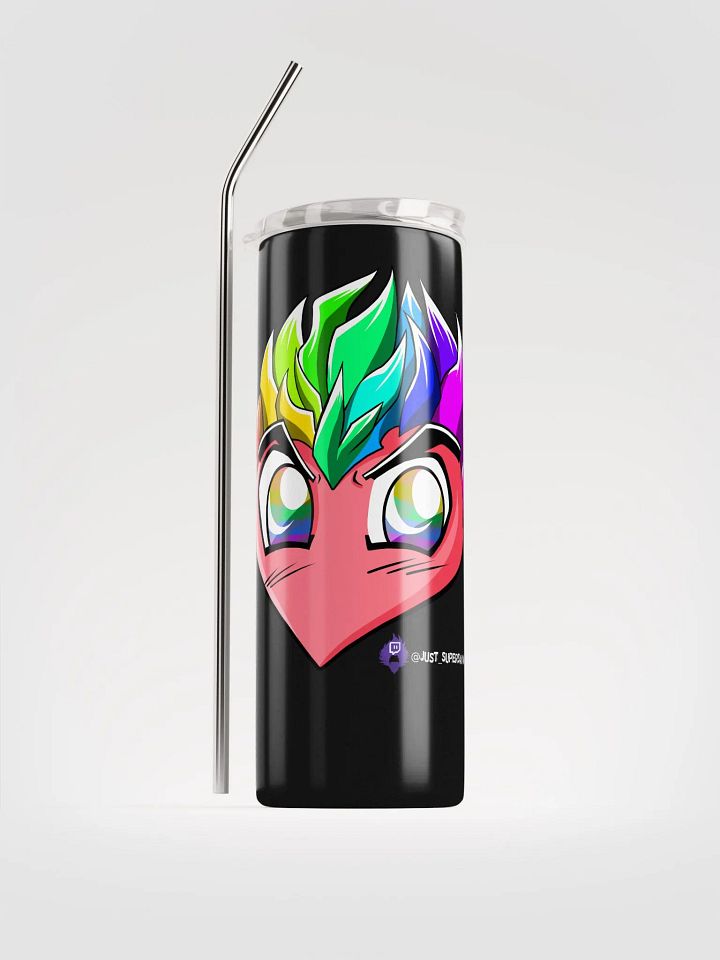 Rainbow Heart Tumbler - Black product image (1)