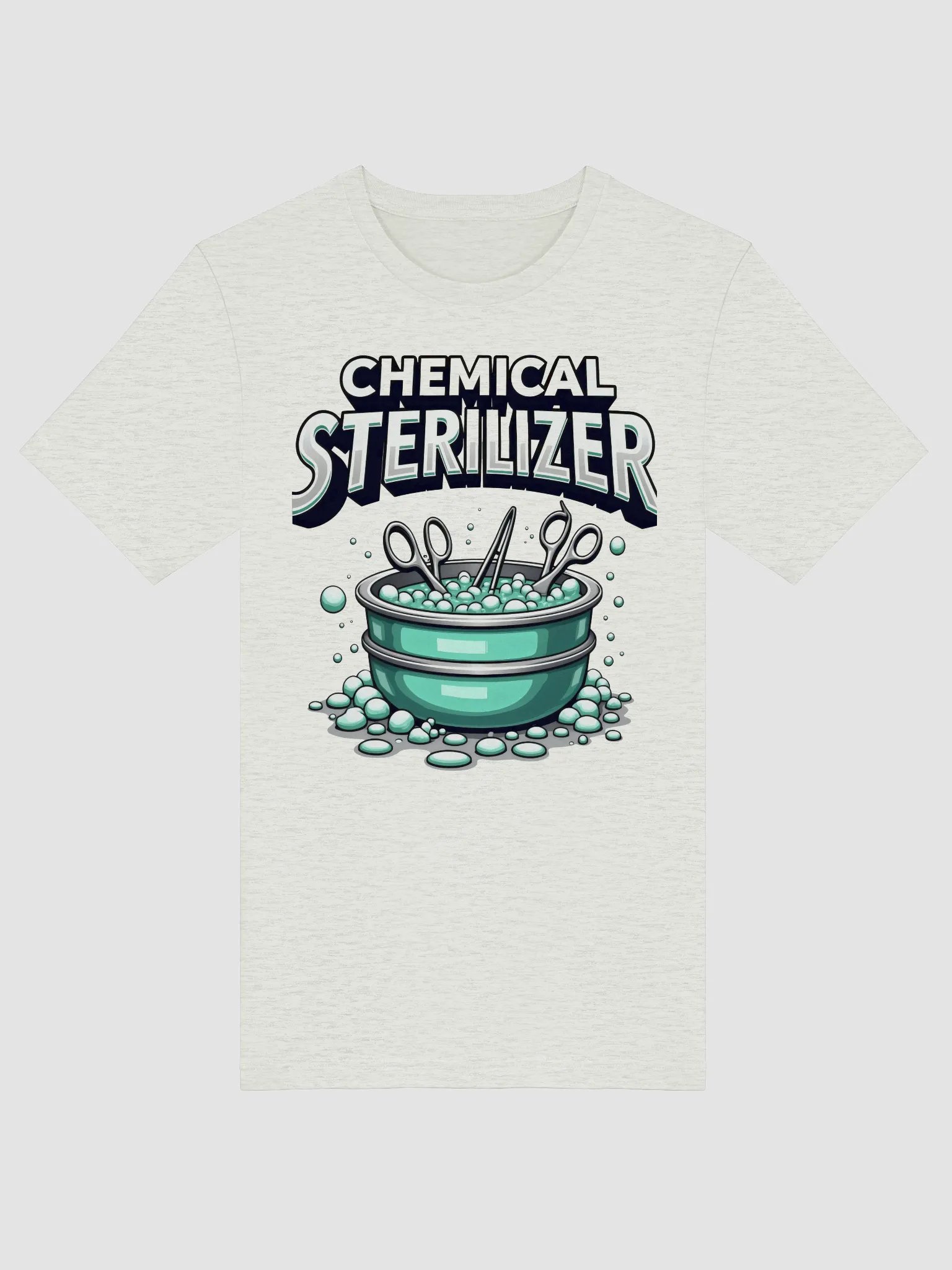 Chemical Sterilizer Green Bowl Illustration T-Shirt product image (10)