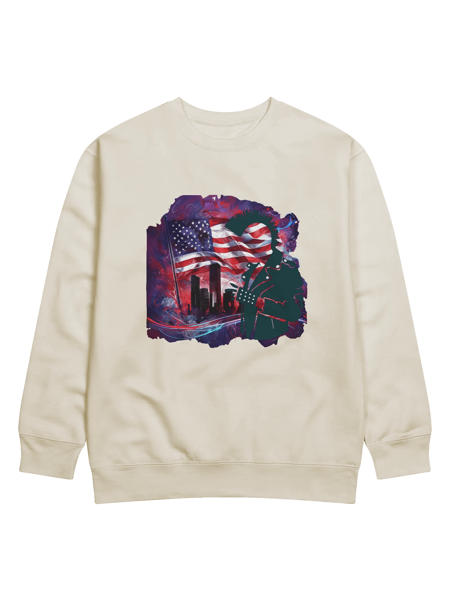 USA Crypto Punk Silhouette Sweatshirt product image (1)