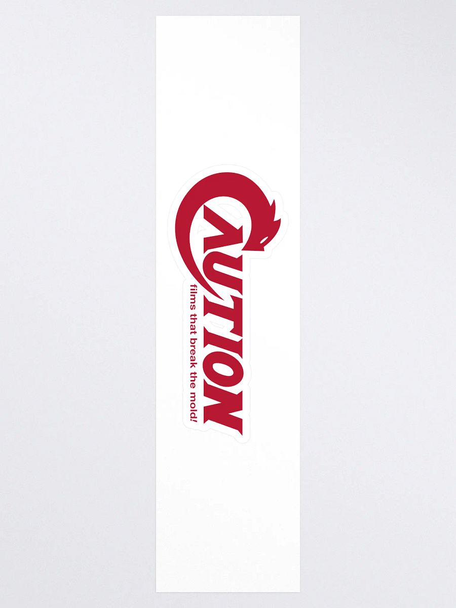 Caution Sticker (Large) product image (3)