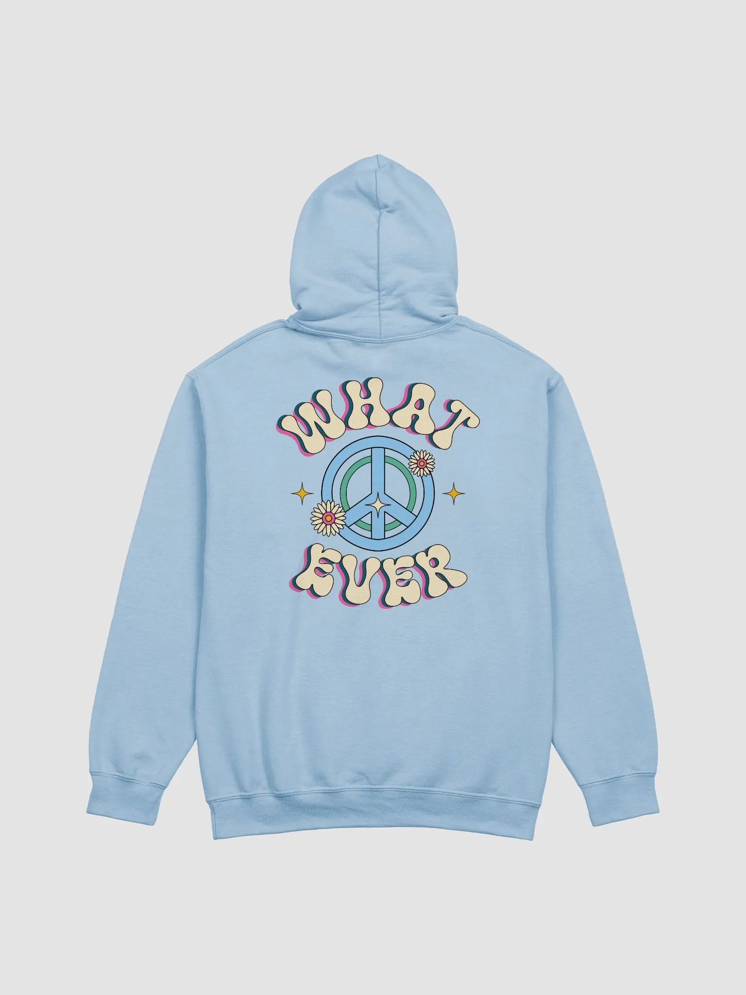 What Ever Hoodie - Light Blue product image (1)