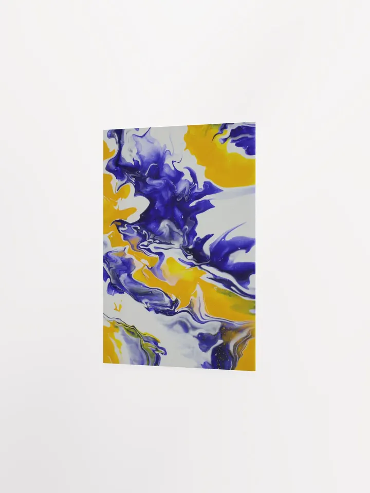 Acrylic Pour Printed Matte Poster - #20BY Design product image (6)