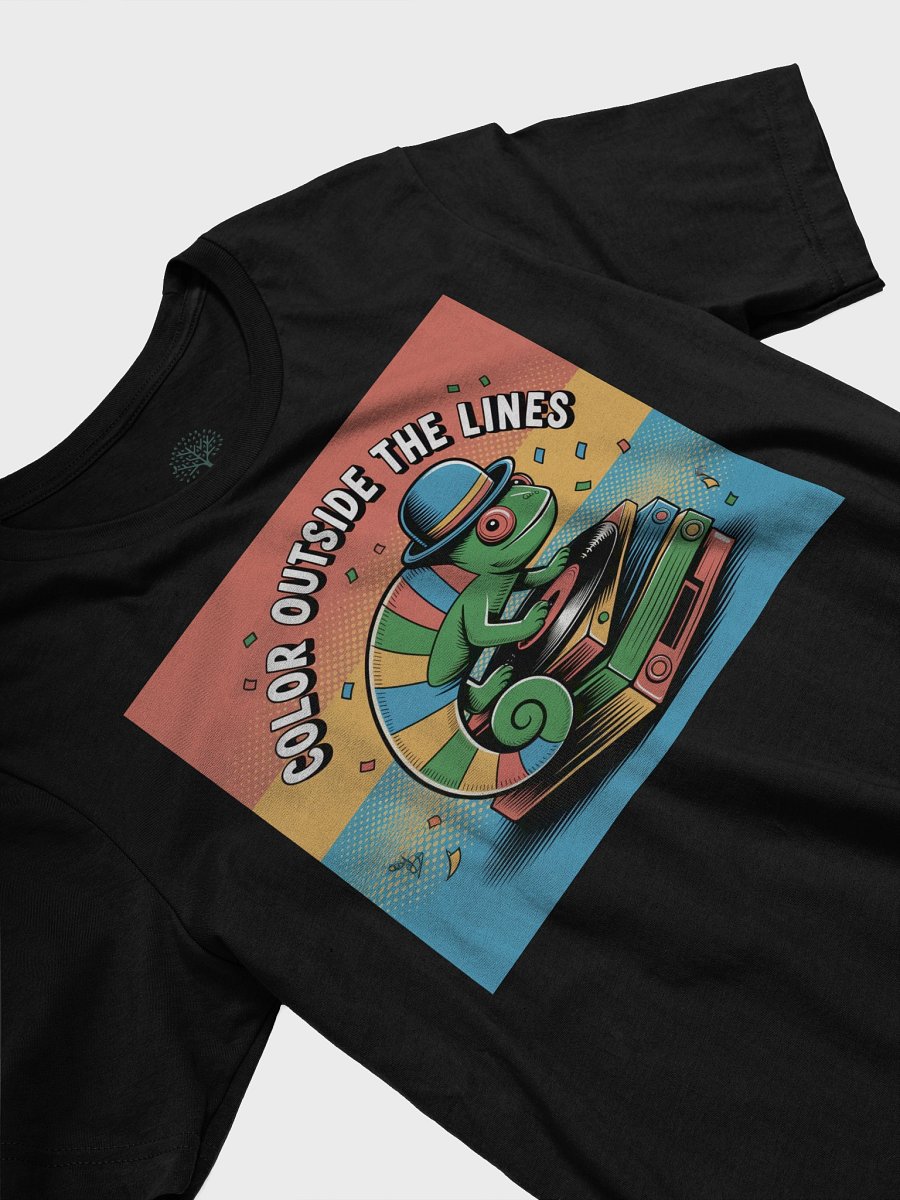 Unisex 'Colour Outside The Lines' Chameleon DJ T-Shirt - Exclusive Design product image (23)
