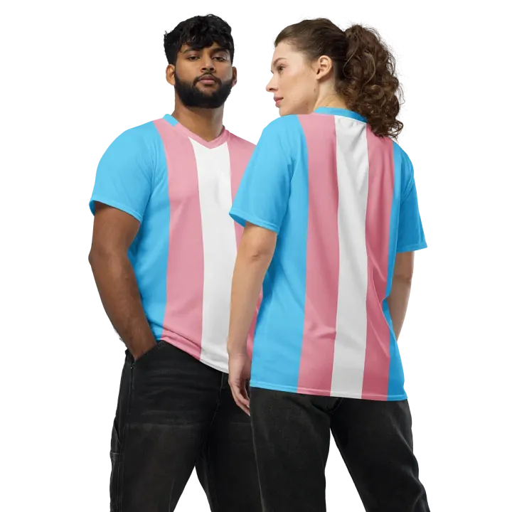 Trans Pride Flag - All-Over Print Jersey product image (2)