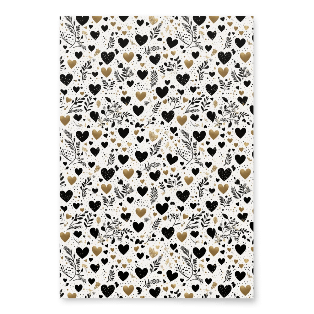 Pretty Hearts Wrapping Paper Set of 3 product image (4)