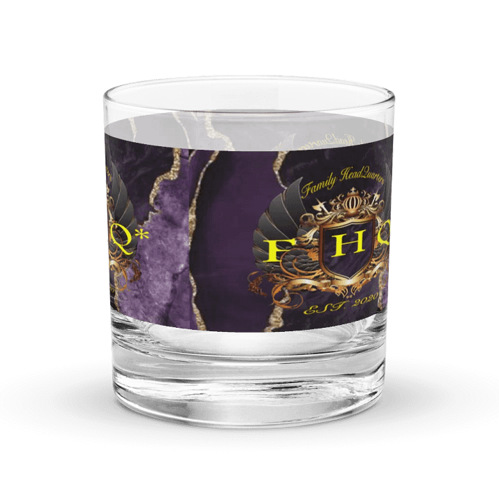 FHQ Whiskey glass product image (2)
