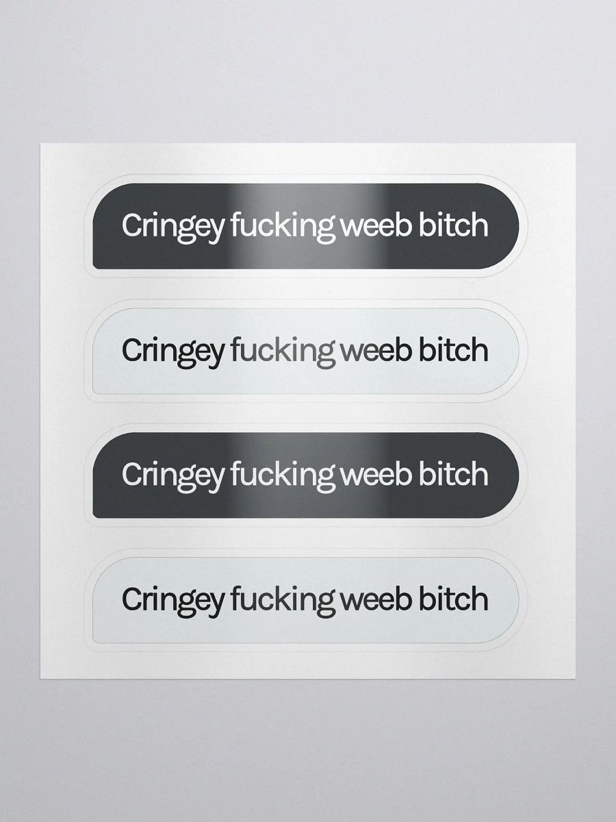 Weeb B!tch Stickers product image (1)