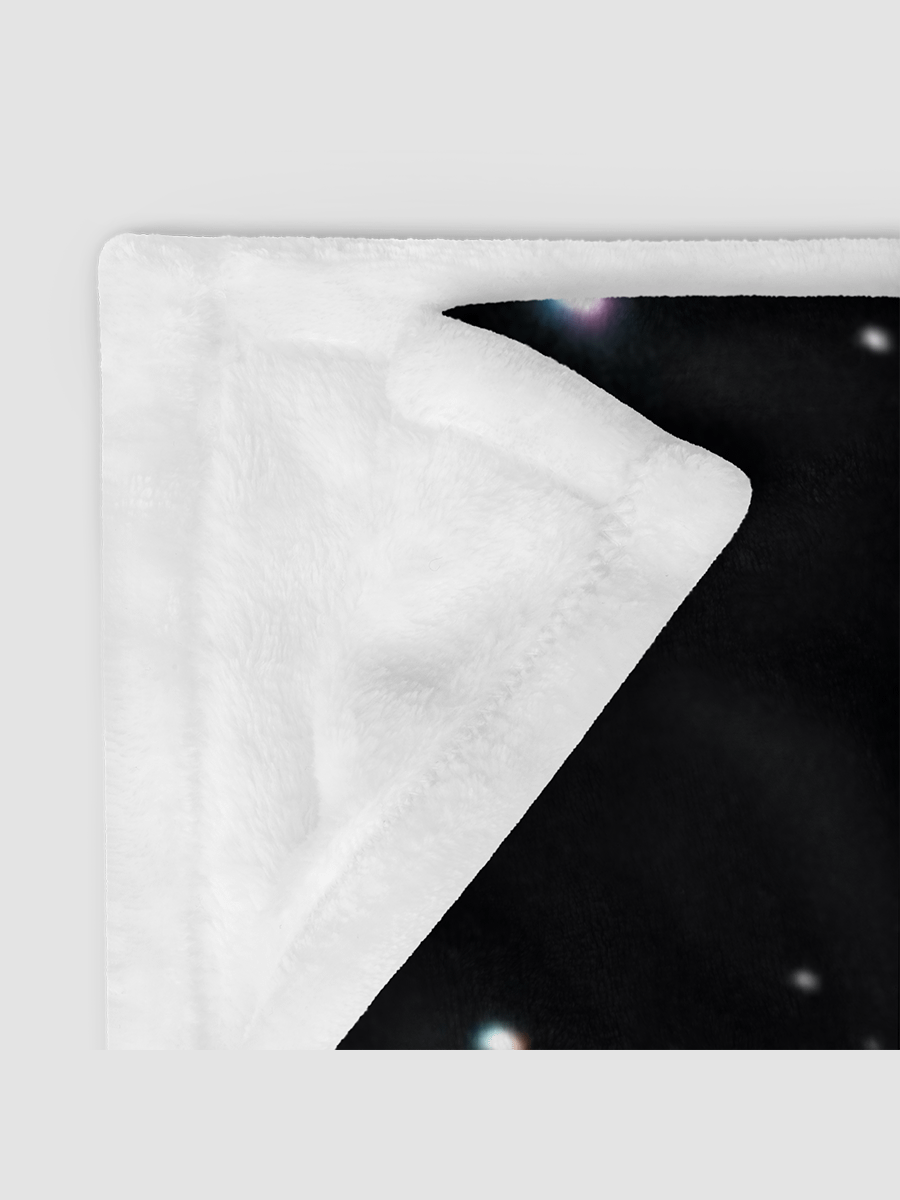 Cosmic Sans fleece throw blanket product image (3)
