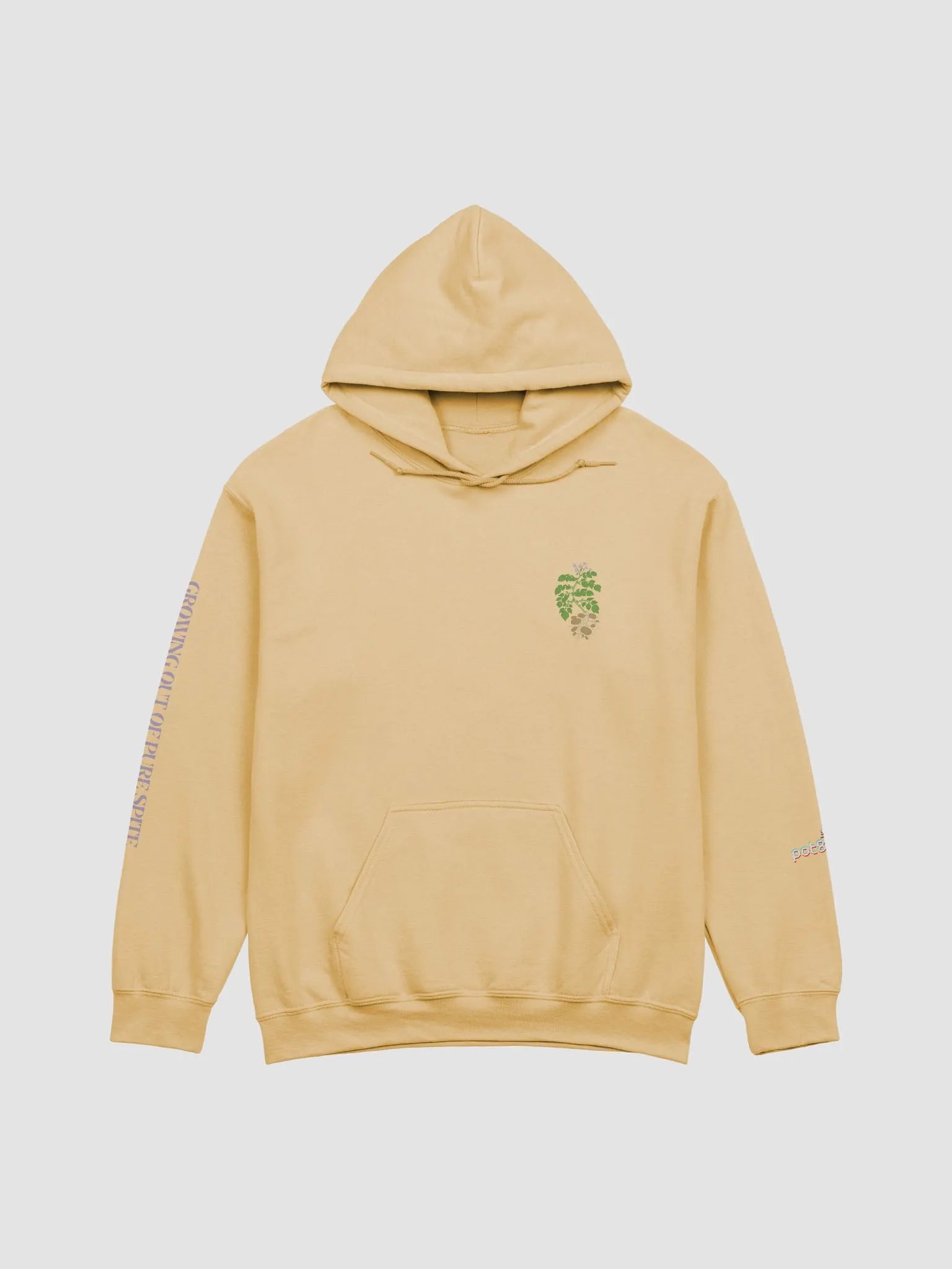 GROWING OUT OF PURE SPITE premium hoodie product image (56)