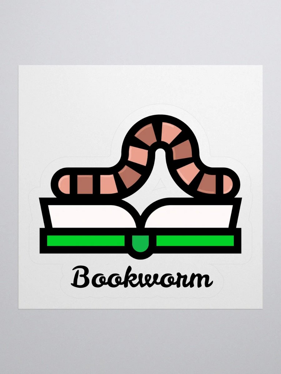 Bookworm Sticker product image (12)