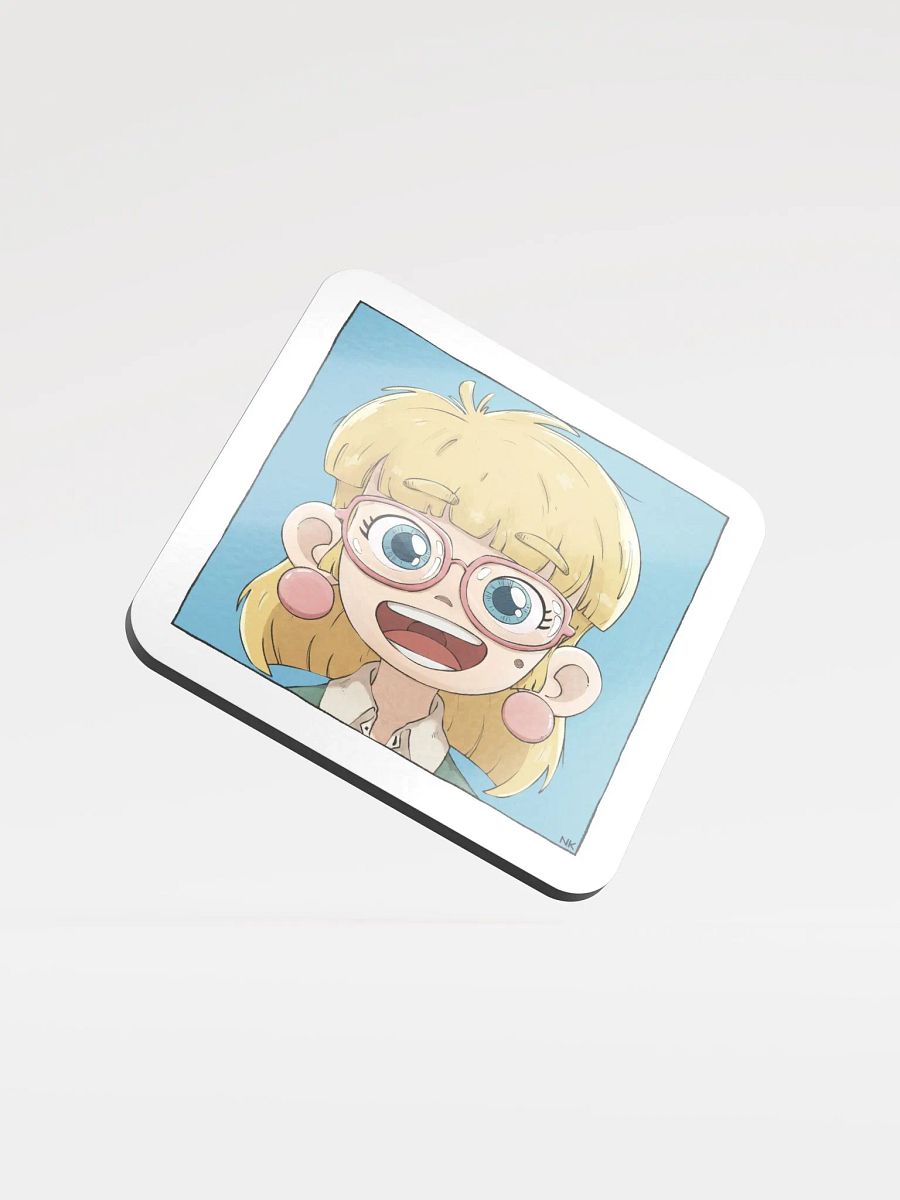 Lily | Glossed Cork Coaster product image (1)