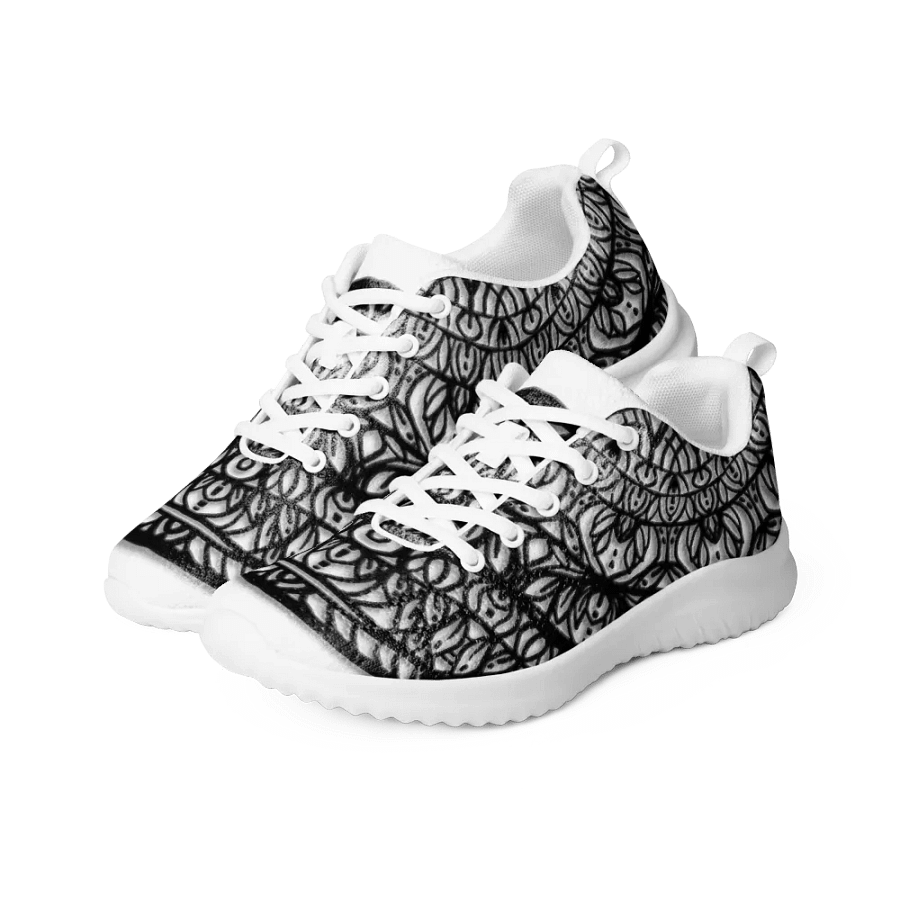 Mandala Symmetry Men's Athletic Shoes product image (12)