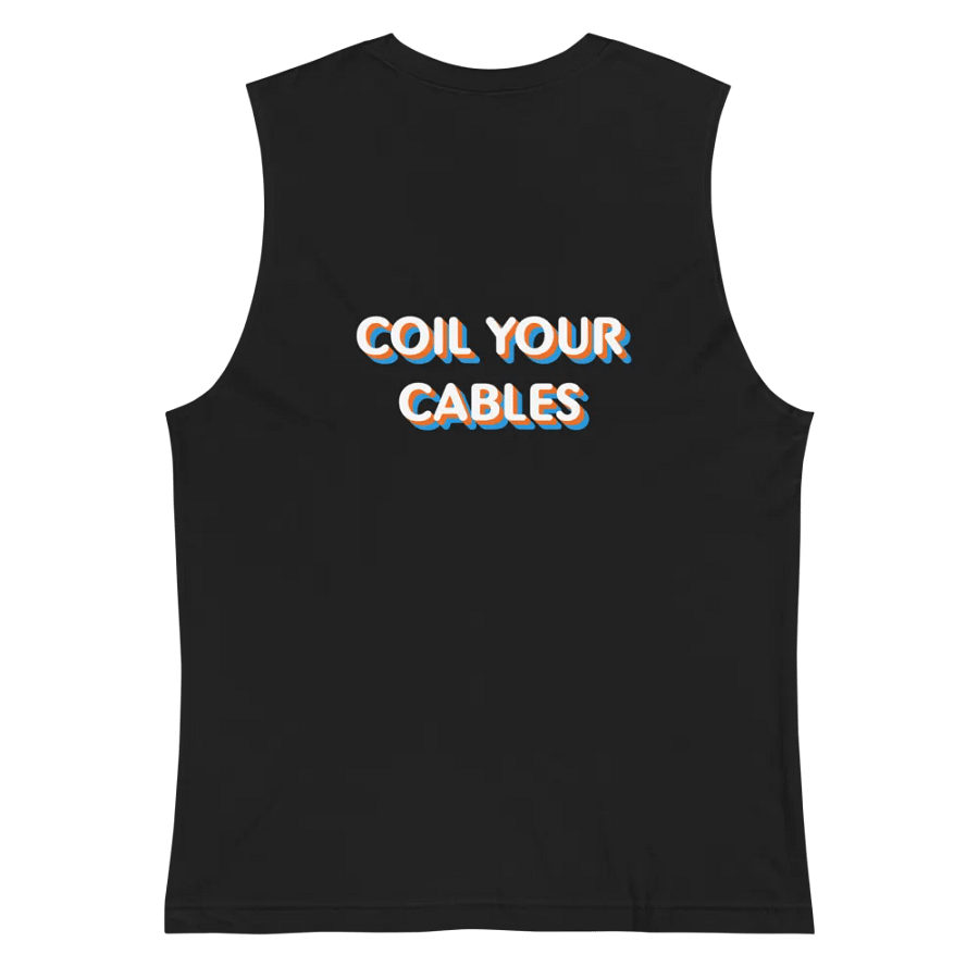 Coil Your Cables/Marble Guitar Pick Muscle Tank product image (4)
